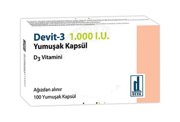 DEVIT-3 1000 I.U. YUMUSAK KAPSUL (100 KAPSUL)