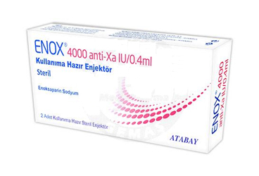ENOX 4000 ANTI-XA IU/0,4 ML KULLANIMA HAZIR ENJEKTOR (2 ADET)