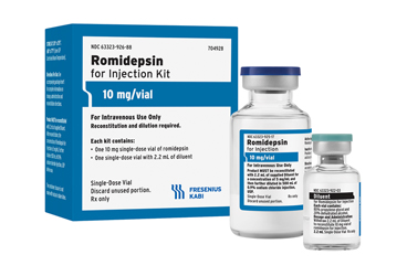 ROMIDEPSIN-REACH ROMIDEPSIN 10 MG POWDER FOR INJECTION VIAL, AND SOLVENT FOR RECONSTITUTION VIAL