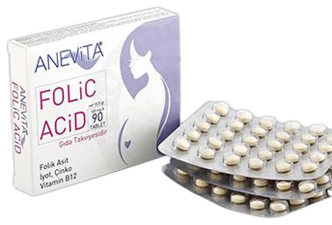 ANEVITA FOLIC ACID TABLET  90 tablet