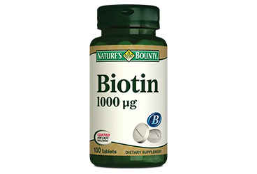 NATURES BOUNTY BIOTIN TABLET 1000 mcg 100 tablet