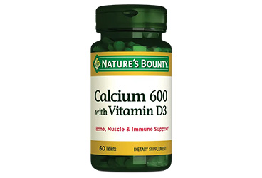 NATURES BOUNTY CALCIUM 600 WITH VITAMIN D3 TABLET  60 tablet