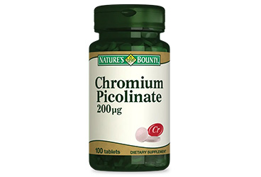 NATURES BOUNTY CHROMIUM PICOLINATE TABLET 200 mcg 100 tablet