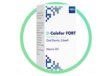 D-COLEFOR FORT 150.000 IU / 10 ML ORAL DAMLA COZELTI (1 ADET)