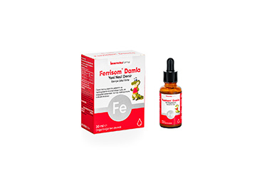 IMUNEKS FARMA FERRISOM DAMLA TAKVIYE EDICI GIDA  30 ml şişe