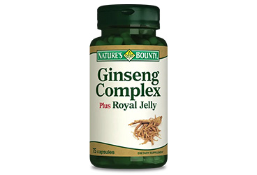 NATURES BOUNTY GINSENG COMPLEX PLUS ROYAL JELLY KAPSUL  75 kapsül