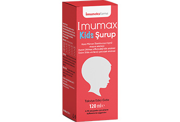 IMUMAX KIDS TAKVIYE EDICI GIDA SURUP  120 ml şişe