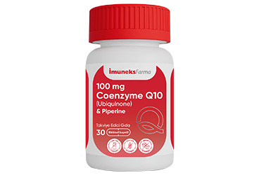 IMUNEKS COENZYME Q 10 & PIPERIN ICEREN TAKVIYE EDICI GIDA 100 mg 30 tablet