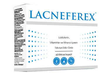 LACNEFEREX LAKTOFERRIN, VITAMINLER VE MINERAL ICEREN TAKVIYE EDICI GIDA  60 KAPSUL
