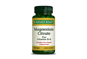 NATURES BOUNTY MAGNESIUM CITRATE WITH VITAMIN B6 KAPSUL  60 kapsül