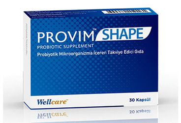 PROVIM SHAPE PROBIYOTIK MIKROORGANIZMA ICEREN TAKVIYE EDICI GIDA  30 kapsül