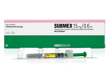 SUBMEX 15 MG/0.6 ML ENJEKSIYONLUK COZELTI ICEREN KULLANIMA HAZIR SIRINGA (1 SIRINGA)
