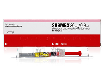 SUBMEX 20 MG/0.8 ML ENJEKSIYONLUK COZELTI ICEREN KULLANIMA HAZIR SIRINGA (1 SIRINGA)