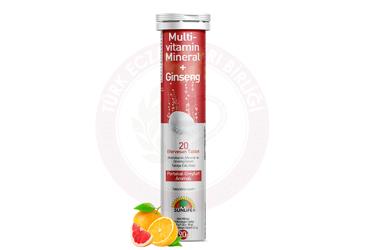 SUNLIFE MULTI-VITAMIN + MINERAL + GINSENG EFERVESAN TABLET  20 tablet