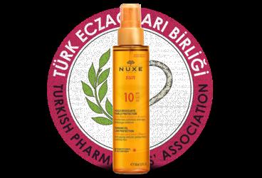 NUXE HUILE SOLAIRE SPF 10  150 ml şişe