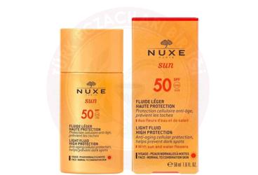NUXE FLUIDE LEGER HAUTE PROTECTION SPF 50  50 ml şişe