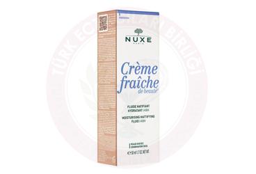 NUXE CREME FRAICHE DE BEAUTE FLUIDE MATTIFIANT HYDRATANT 48H (KARMA CILTLER)  50 ml tüp