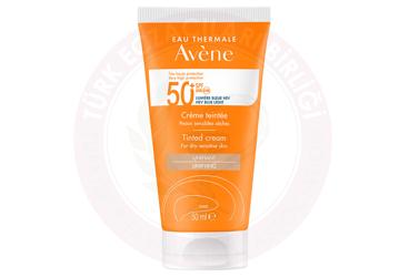 AVENE TINTED SPF50+ GUNES KREMI  50 ml tüp