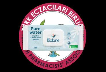 BIOLANE PURE WATER WIPES SAF SU ISLAK MENDIL  48 adet
