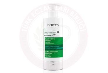 VICHY DERCOS ANTI-DANDRUFF KEPEK KARSITI SAMPUAN NORMAL & YAGLI SAC  390 ml şişe