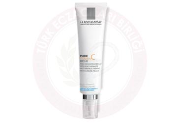 LA ROCHE-POSAY PURE VITAMIN C RICHE YASLANMA KARSITI BAKIM KREMI  40 ml tüp