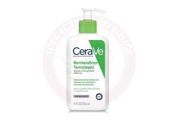 CERAVE NEMLENDIREN TEMIZLEYICI NORMAL VE KURUYA DONUK CILTLER ICIN  236 ml şişe