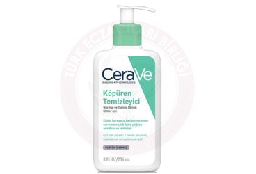 CERAVE KOPUREN TEMIZLEYICI NORMAL VE YAGLIYA DONUK CILTLER ICIN  236 ml şişe