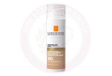 LA ROCHE-POSAY ANTHELIOS AGE CORRECT PHOTOCORRECTION QUOTIDIEN/DAILY TINTED SPF50+ GUNES KREMI  50 ml şişe