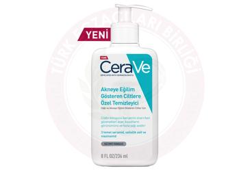CERAVE AKNEYE EGILIM GOSTEREN CILTLERE OZEL TEMIZLEYICI YAGLI VE AKNELI CILTLER ICIN  236 ml şişe