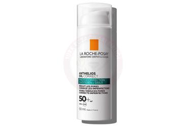 LA ROCHE-POSAY ANTHELIOS OIL CORRECT YAGLI VE DUZENSIZ CILTLER ICIN YUZ GUNES KREMI  50 ml
