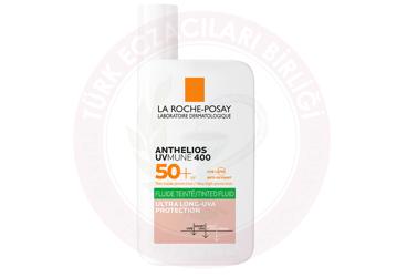 LA ROCHE POSAY ANTHELIOS OIL CONTROL FLUID RENKLI AKISKAN YUZ GUNES KREMI  50 ml şişe