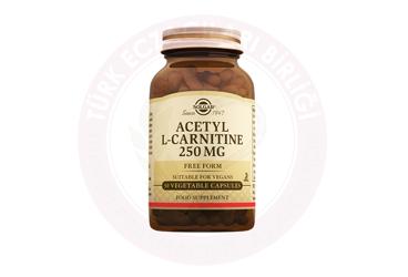 SOLGAR ACETYL L-CARNITIN KAPSUL 250 mg 30 kapsül