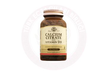 SOLGAR CALCIUM CITRATE WITH VITAMIN D TABLET  60 tablet