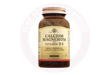 SOLGAR CALCIUM MAGNESIUM WITH VITAMIN D3 TABLET  150 tablet