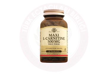 SOLGAR MAXI L-CARNITINE TABLET 500 mg 30 tablet