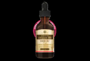SOLGAR VITAMIN D3 LIQUID DAMLA  59 ml şişe