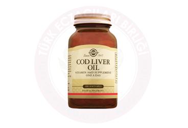 SOLGAR COD LIVER OIL YUMUSAK JELATIN KAPSUL  100 kapsül
