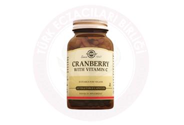 SOLGAR CRANBERRY WITH VITAMIN C KAPSUL  30 kapsül