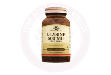 SOLGAR L-LYSINE KAPSUL 500 mg 50 kapsül