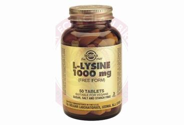 SOLGAR L-LYSINE TABLET 1000 mg 50 tablet