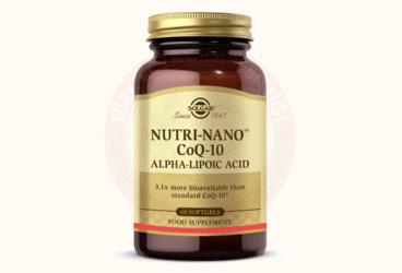 SOLGAR NUTRI-NANO COQ-10 ALPHA LIPOIC ACID KAPSUL  60 kapsül