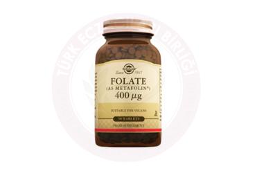 SOLGAR FOLATE (METAFOLIN) TABLET 400 mg 50 tablet