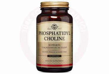 SOLGAR HOSPHATIDYL CHOLINE YUMUSAK JELATIN KAPSUL 420 mg 100 kapsül