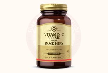 SOLGAR VITAMIN C WITH ROSE HIPS TABLET  100 tablet