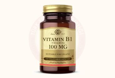 SOLGAR VITAMIN B1 (THIAMIN) KAPSUL 100 mg 100 kapsül
