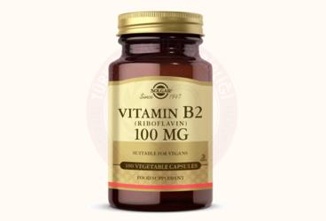 SOLGAR VITAMIN B2 (RIBOFLAVIN) KAPSUL 100 mg 100 kapsül