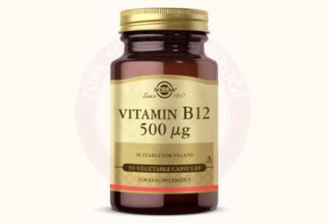 SOLGAR VITAMIN B12 KAPSUL 500 mcg 50 kapsül