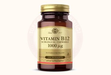 SOLGAR VITAMIN B12 TABLET 1000 mcg 100 tablet