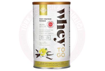 SOLGAR WHEY TO GO WHEY PROTEIN POWDER VANILLA  340 g toz