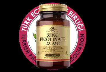 SOLGAR ZINC PICOLINATE TABLET 22 mg 100 tablet